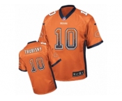Men's Nike Chicago Bears #10 Mitchell Trubisky Elite Orange Drift Fashion NFL Jersey