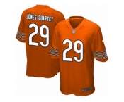 Men's Nike Chicago Bears #29 Harold Jones-Quartey Game Orange Alternate NFL Jersey
