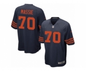 Men's Nike Chicago Bears #70 Bobby Massie Game Navy Blue 1940s Throwback Alternate NFL Jersey