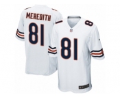 Men's Nike Chicago Bears #81 Cameron Meredith Game White NFL Jersey