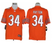 nike nfl jerseys chicago bears #34 payton orange[game]