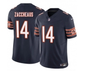 Men's Chicago Bears #14 Olamide Zaccheaus Navy 2025 F.U.S.E. Vapor Football Stitched Jersey