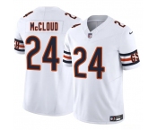 Men's Chicago Bears #24 Nick McCloud White 2025 F.U.S.E. Vapor Untouchable Limited Football Stitched Jersey