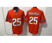 Men's Chicago Bears #25 Kyle Monangai Orange 2026 F.U.S.E. Vapor Untouchable Limited Football Stitched Jersey Men's Chicago Bears #25 Kyle Monangai Orange 2026 F.U.S.E. Vapor Untouchable Limited Football Stitched Jersey