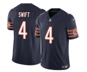 Men's Chicago Bears #4 D'Andre Swift Navy 2025 F.U.S.E. Vapor Untouchable Limited Football Stitched Jersey Men's Chicago Bears #4 D'Andre Swift Navy 2025 F.U.S.E. Vapor Untouchable Limited Football Stitched Jersey
