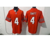 Men's Chicago Bears #4 D'Andre Swift Orange 2026 F.U.S.E. Vapor Untouchable Limited Football Stitched Jersey Men's Chicago Bears #4 D'Andre Swift Orange 2026 F.U.S.E. Vapor Untouchable Limited Football Stitched Jersey