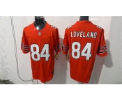 Men's Chicago Bears #84 Colston Loveland Orange 2026 F.U.S.E. Vapor Untouchable Limited Football Stitched Jersey Men's Chicago Bears #84 Colston Loveland Orange 2026 F.U.S.E. Vapor Untouchable Limited Football Stitched Jersey