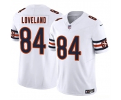 Men's Chicago Bears #84 Colston Lovelandr White 2025 Draft F.U.S.E. Vapor Untouchable Limited Football Stitched Jersey