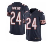 Men's Nike Chicago Bears #24 Jordan Howard Limited Navy Blue Rush NFL Jersey