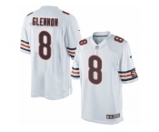 Men's Nike Chicago Bears #8 Mike Glennon Limited White NFL Jersey