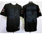 Nike NFL Jerseys Chicago Bears #34 Walter Payton Black[Nike Impact Limited]