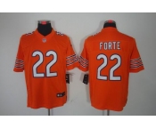 nike nfl jerseys chicago bears #22 matt forte orange[nike limited]
