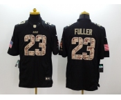 nike nfl jerseys chicago bears #23 fuller black[salute to service limited]