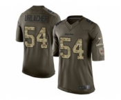 nike nfl jerseys chicago bears #54 urlacher army green[nike Limited Salute To Service]