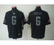 nike nfl jerseys chicago bears #6 cutler black[nike limited]