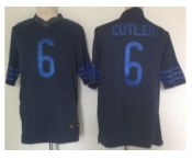 nike nfl jerseys chicago bears #6 jay cutler blue[drenched limited]