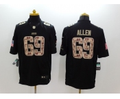 nike nfl jerseys chicago bears #69 allen black[salute to service limited]