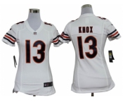 nike women nfl jerseys chicago bears #13 johnny knox white[nike]