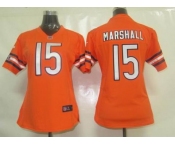 nike women nfl jerseys chicago bears #15 marshall orange[marshall][nike]