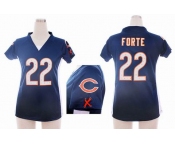 nike women nfl jerseys chicago bears #22 matt forte blue[draft him ii top]