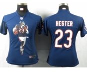 nike women nfl jerseys chicago bears #23 hester blue[portrait fashion]