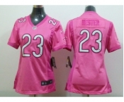 nike women nfl jerseys chicago bears #23 hester pink[2012 nike love]