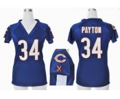 nike women nfl jerseys chicago bears #34 payton blue[draft him ii top]