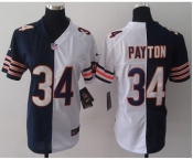 nike women nfl jerseys chicago bears #34 payton white-blue[nike split]