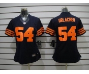 nike women nfl jerseys chicago bears #54 urlacher blue[nike limited orange number]
