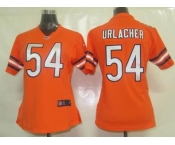 nike women nfl jerseys chicago bears #54 urlacher orange[nike]