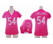 nike women nfl jerseys chicago bears #54 urlacher pink[draft him ii top]