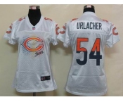 nike women nfl jerseys chicago bears #54 urlacher white[2012 fem fan]