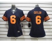 nike women nfl jerseys chicago bears #6 cutler blue[nike limited orange number]