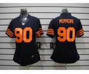 nike women nfl jerseys chicago bears #90 peppers blue[nike limited orange number]