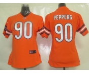 nike women nfl jerseys chicago bears #90 peppers orange[nike]