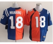 nike nfl jerseys denver broncos #18 manning orange-blue-black[Elite split][new]