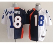 nike nfl jerseys denver broncos #18 manning orange-blue-white[Elite split][new]