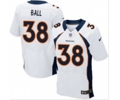 nike nfl jerseys denver broncos #38 ball white[Elite]