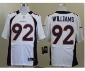 nike nfl jerseys denver broncos #92 williams white[Elite][williams]