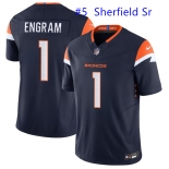 Men's Denver Broncos #5 Trent Sherfield Sr Blue 2025 F.U.S.E. Vapor Limited Football Stitched Jersey