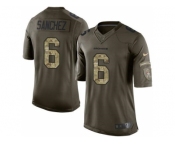 Nike Denver Broncos #6 Mark Sanchez Green Men's Stitched NFL Limited Salute To Service Jersey