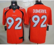 nike nfl jerseys denver broncos #92 dumervil orange[nike limited]