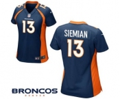 Women Nike Denver Broncos #13 Trevor Siemian Limited Green Salute to Service NFL Jersey (1)
