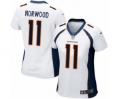Women's Nike Denver Broncos #11 Jordan Norwood Game White NFL Jersey