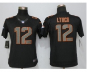 Womens Nike Denver Broncos #12 Paxton Lynch Impact Limited Black Jerseys