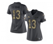 Women's Nike Denver Broncos #13 Trevor Siemian Limited Black 2016 Salute to Service NFL Jersey