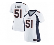 Women's Nike Denver Broncos #51 Todd Davis Limited White NFL Jersey