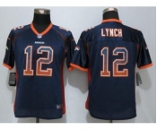 Wonen Nike Denver Broncos #12 Paxton Lynch Drift Fashion Blue Jerseys