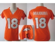 nike women nfl jerseys denver broncos #18 manning orange[draft him ii top]