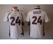 nike women nfl jerseys denver broncos #24 bailey white[nike limited]
